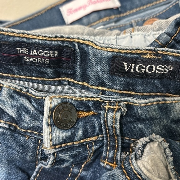 EUC! 4 PAIR GIRL'S SIZE 4 DENIM SHORTS - Picture 16 of 16